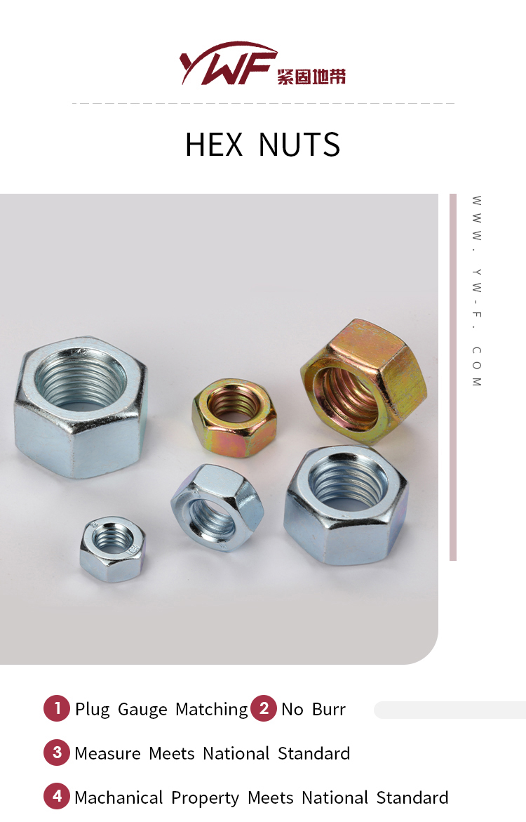 DIN971 Professional Manufacture Cheap Zinc Plated Hex Nut