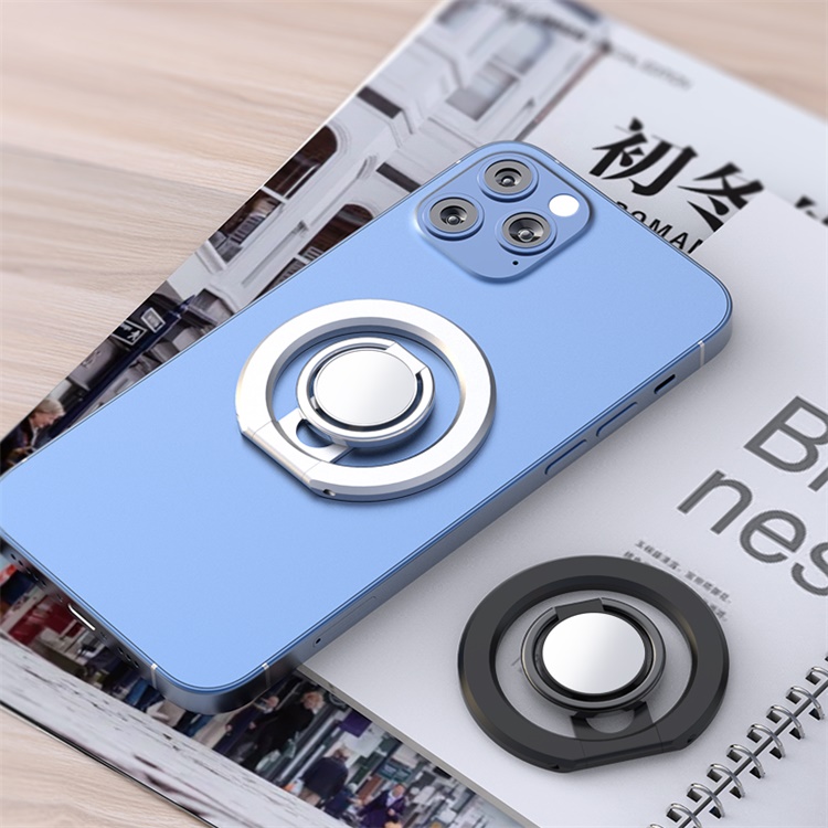 For MagSafe Magnetic Ring Phone Holder for iPhone 360 Degree Rotating Foldable Magnet Cell Phone Grip Kickstand from China supplier