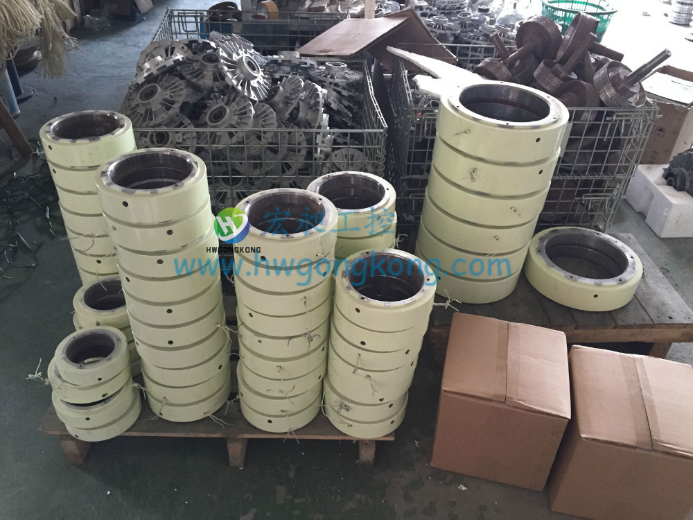 HW-FL Magnetic Powder Clutch untuk Mesin Cetak Jenis poros ganda untuk mesin cetak