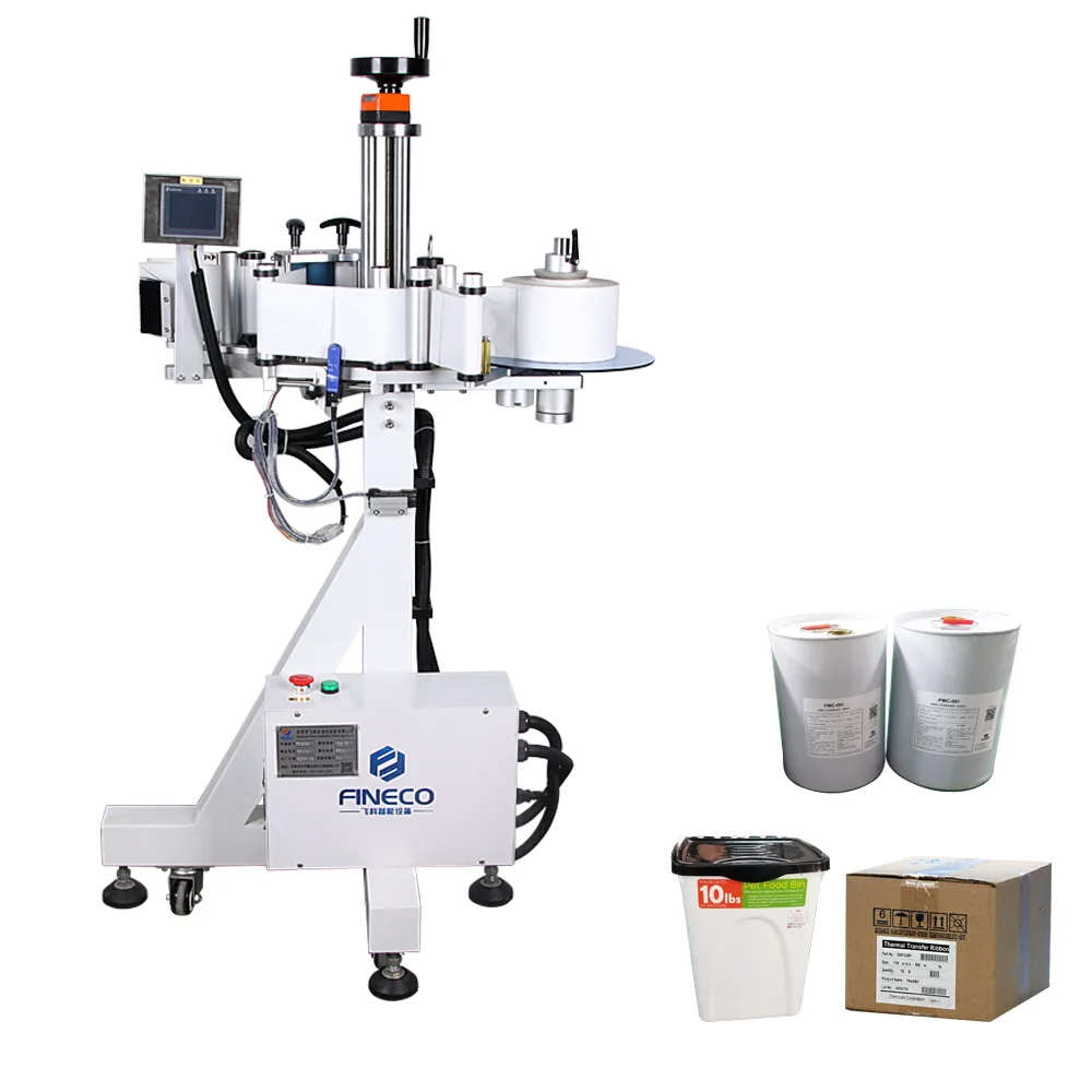 FK836 Round Bottle Side Labeling Machine Adhesive Label Dispensers Applicator Labeler Dispensers Applicator from China supplier