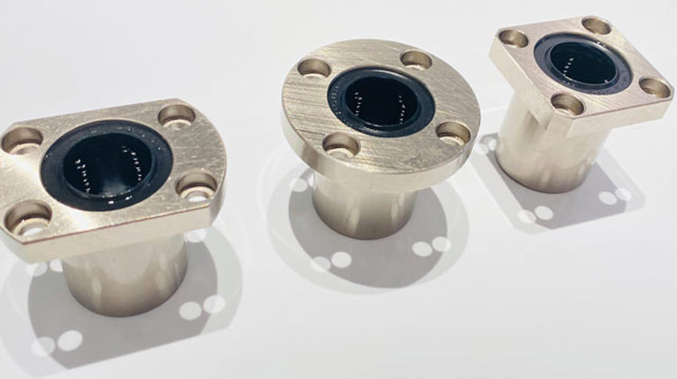 Square Flange Linear Motion Bushing Ball Bearing LMK25UU Linear Bearings Series for Shaft Guide Rail Rod CNC Parts from China supplier