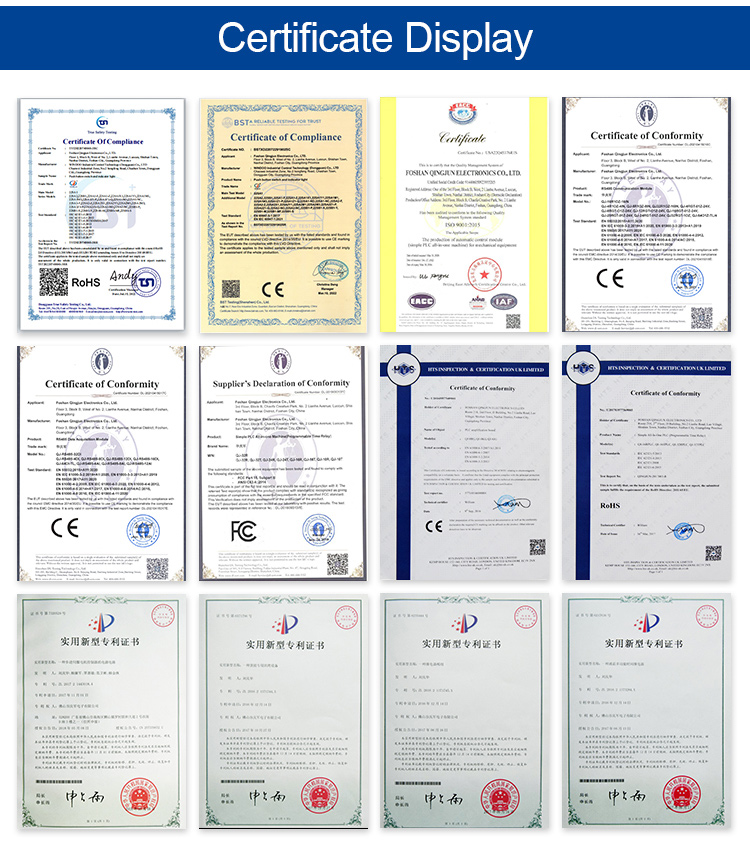 Huaqingjun 8-Channel 1NO 1NC HeQuan Relay Module Compatible NPN and PNP DC24V RJ1S-CL-D24 Electromagnetic Relays for PLC from China supplier