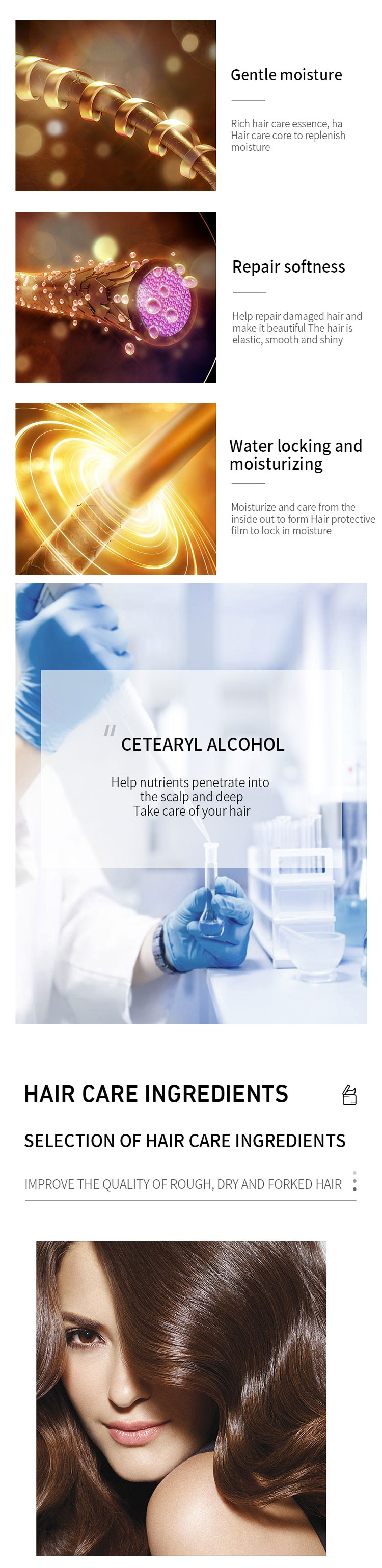 Private Label Nourishing Smoothing Hair Care Organic Hydrating Conditioner Oil Steam Treatment Hair Mask from China supplier