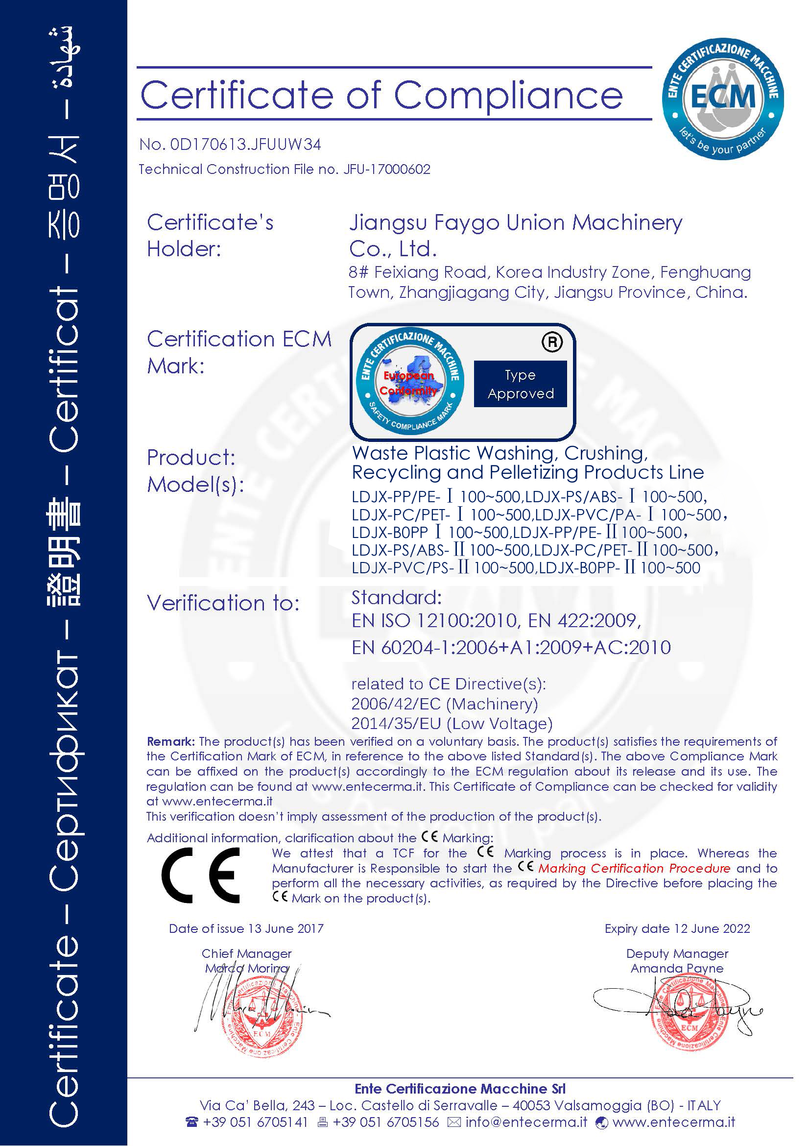 Faygo Union Good Price Making Bottle Recycle Machinery Produce Recycled Plastic Pet Bottle Recycling Washing Line from China supplier