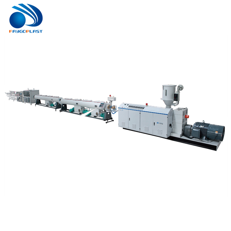 Faygo Union Produce PVC Wire Duct Profile Extrusion Machine and PVC Pipe Production Plant Extrusion Line for Sale from China supplier