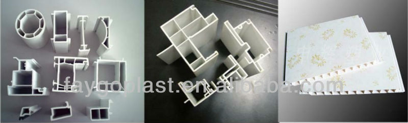 PVC Rainwater Gutter and Down Pipe Machine from China supplier