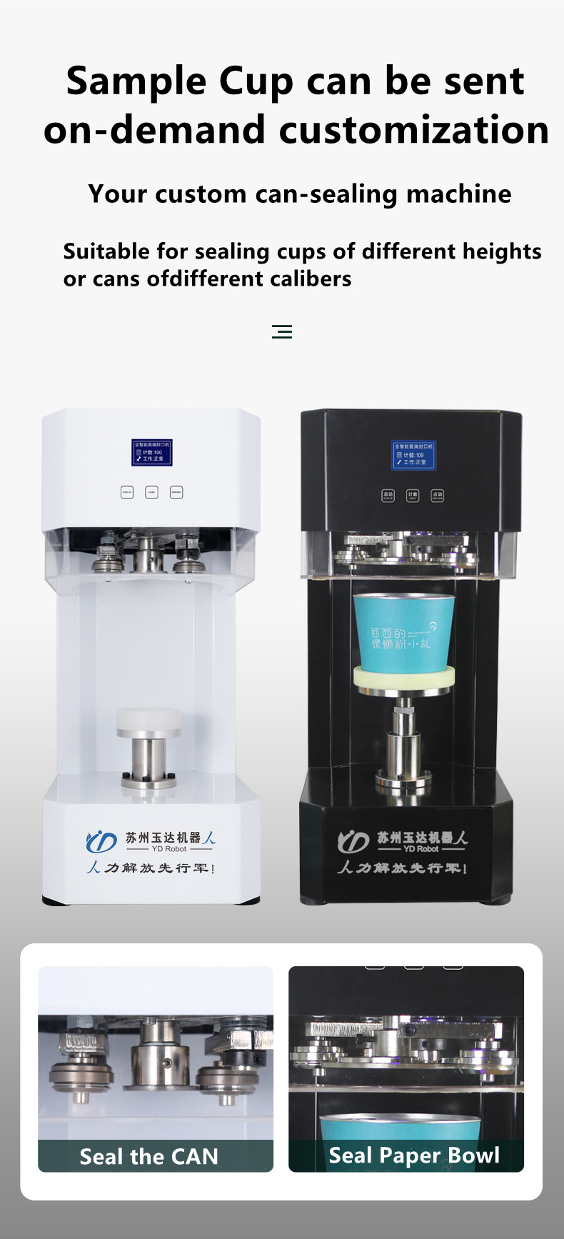 FAYGO UNION Soda Can Sealing Machine Automatic Tin Can Sealer from China supplier