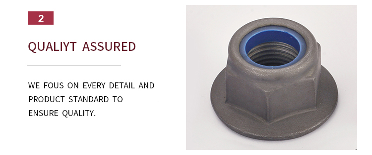 DIN6926 Fertigung verschiedener Hex -Flansch -Nylon -Foonknuss
