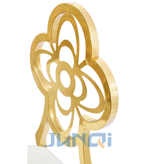 gold dining golden  round glass table stackable chair gold metal dining chairs chair