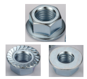 DIN6923 Flange Hexagon Nuts Hexagonal carbon steel non-slip flange nuts