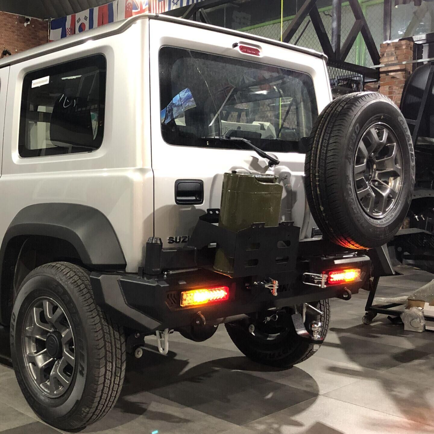 4x4 Rear Bumper For SUZUKI JIMNY REAR BUMPER (WITH JERRY CAN HOLDER