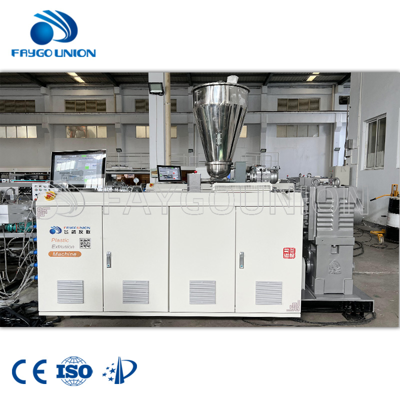 FAYGO UNION Plastic PVC Window Door Profile and Sealing Trip Extrusion Machine for Sale from China supplier