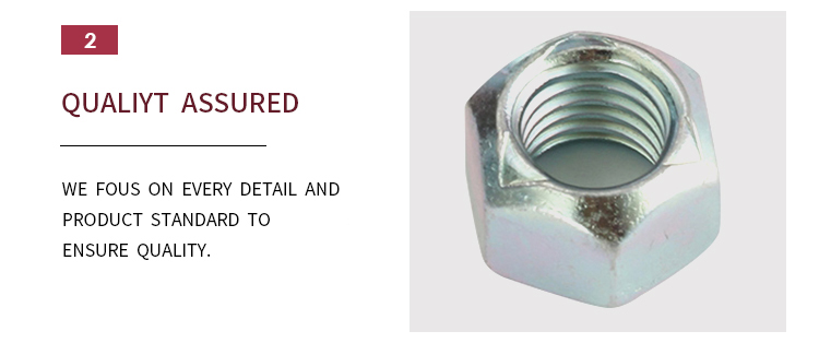 ISO7719  all metal hexagon nuts with zinc-plated pressing type and lock plate type
