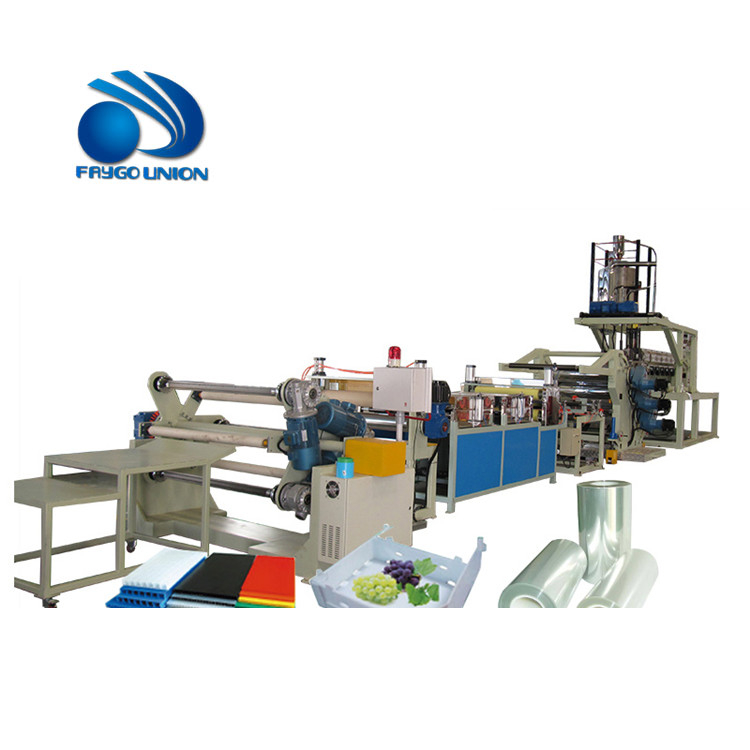 High Capacity Plastic PVC PET PP PE Sheet Extrusion Line from China supplier