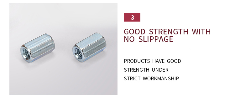 DIN6334 wholesale standard durable Hexagon coupling nuts