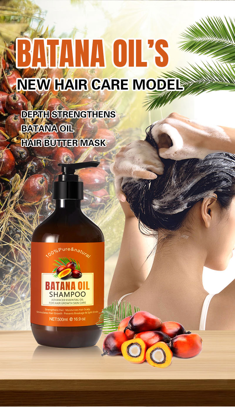 Private Logo Batana Oil Hair Growth Serum Shampoo Hair Mask Set for Thicker Fuller Healthier Hair Loss Products from China supplier