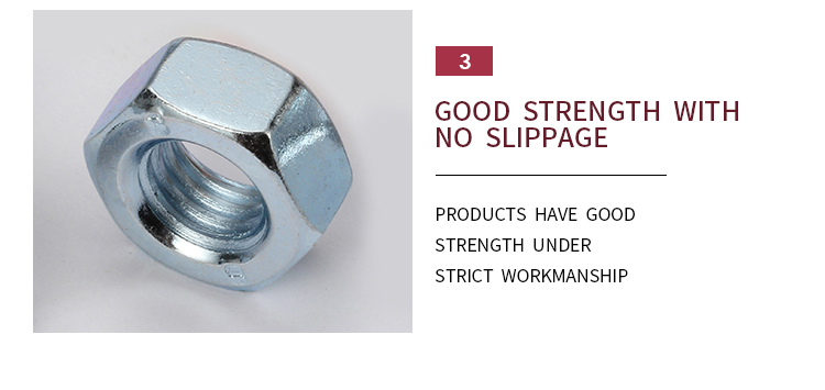 DIN971 Professional Manufacture Cheap Zinc Plated Hex Nut