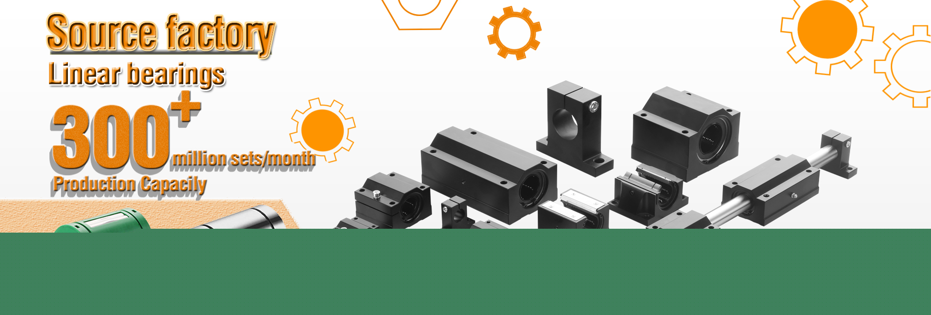 SBR Open Type with Pressure Plate Metal Slider Linear Guide Bearing Slider SBR16/20/25/30/35/40/50-UU from China supplier