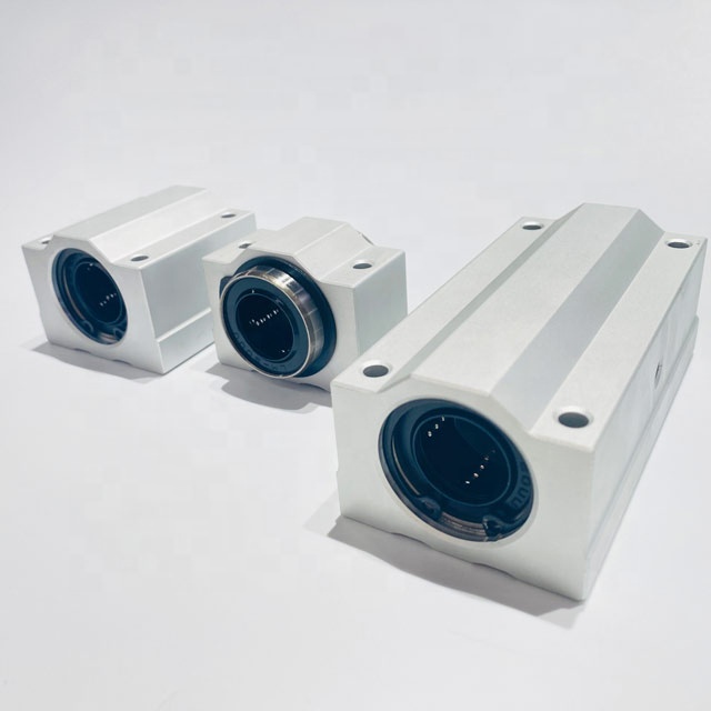 SCS10LUU Linear Ball Bearing Slide Block Units Extra Long 10mm Bore Dia from China supplier