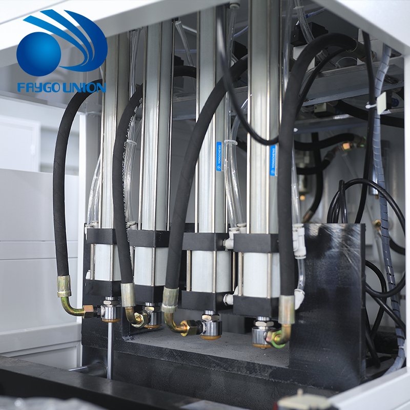 FAYGO UNION 2 Cavity Semi-Automatic Blow Molding Machine PET from China supplier