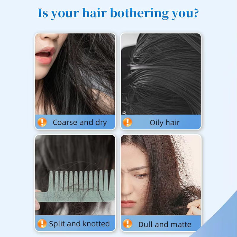 Private Label Nourishing Hair Care Set for Adults Keratin Shampoo Conditioner Vitamin Natural Herbal Formula Moisturizing Cream from China supplier