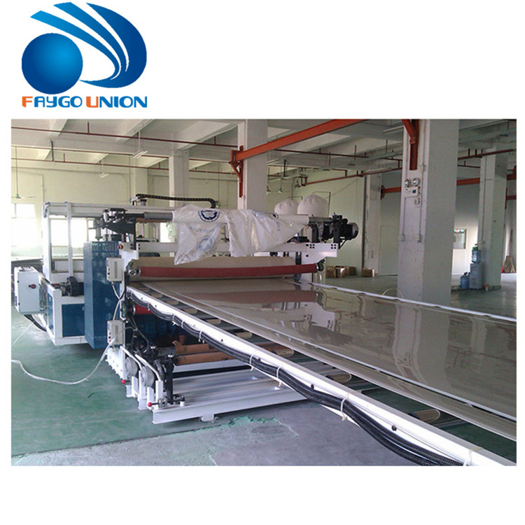 FAYGO UNION Plastic HDPE Double Wall Electrical Corrugated Sheet Extrusion Machine from China supplier