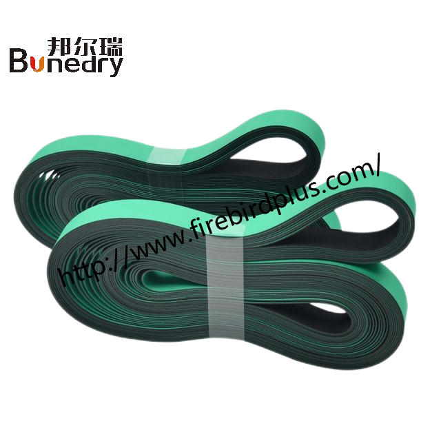 Factory Direct Sales Professionally Designed Industrial Green PU Imported Sponge Timing Belt from China supplier