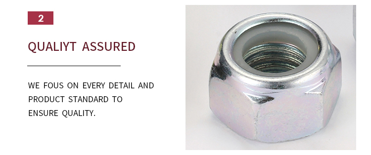 ISO7041 Prevailing torque type hexagon nuts with non-metallic Insert heavy carbon steel