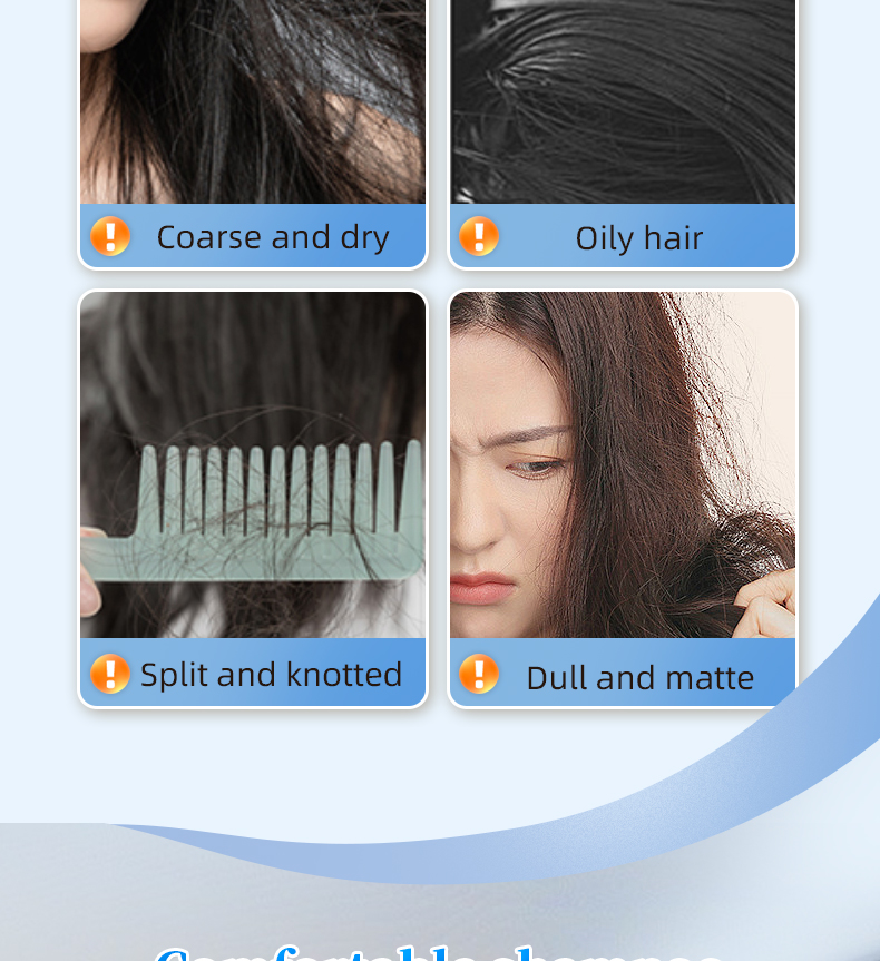 Private Logo Natural Keratin Beauty Hair Care Set Protein Shampoo and Conditioner for Women Anti Hair Loss Products from China supplier