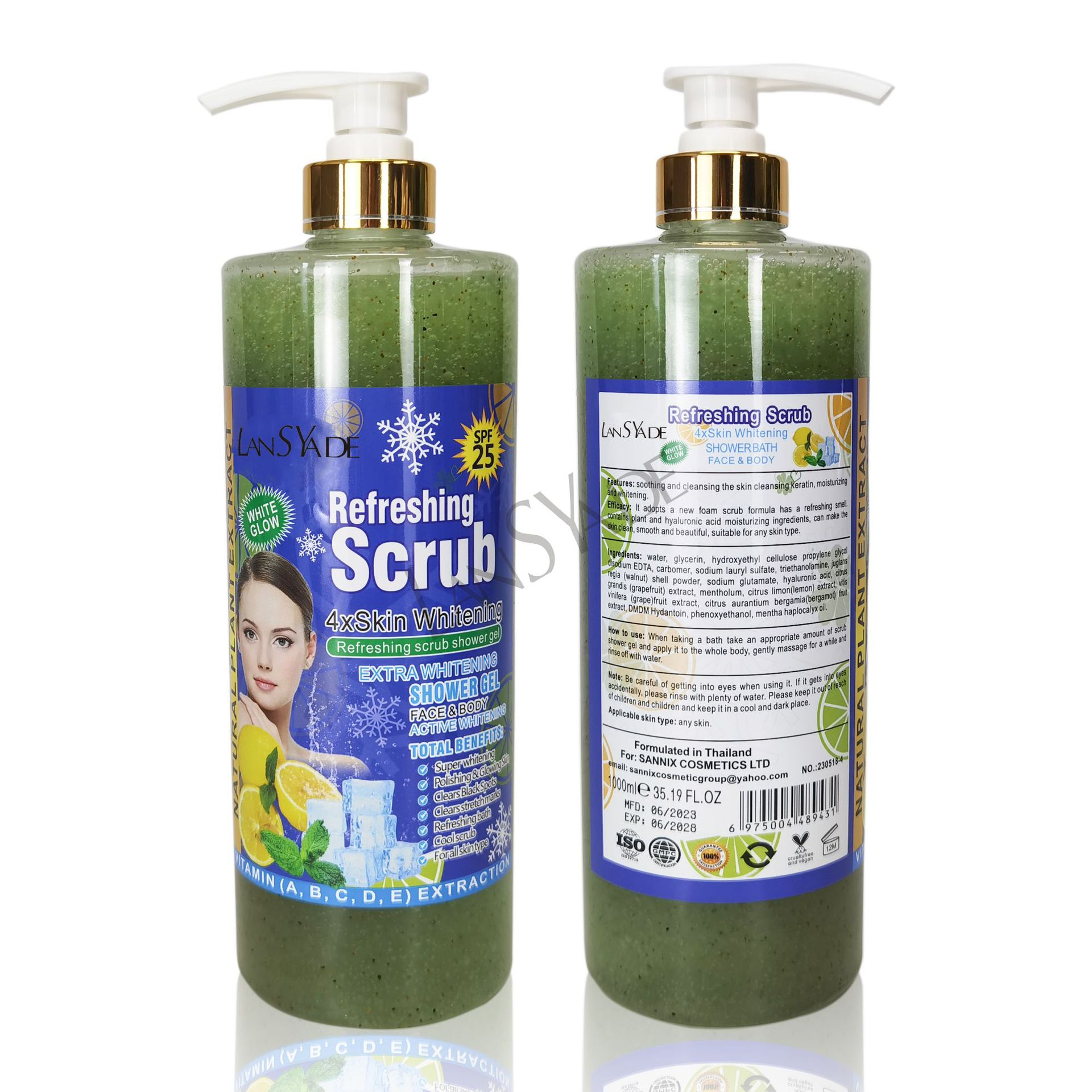 Private Label Exfoliating Deep Cleansing Natural Fragrance Body Wash Bath Gel Whitening Body Care Skin Care Products for Women from China supplier