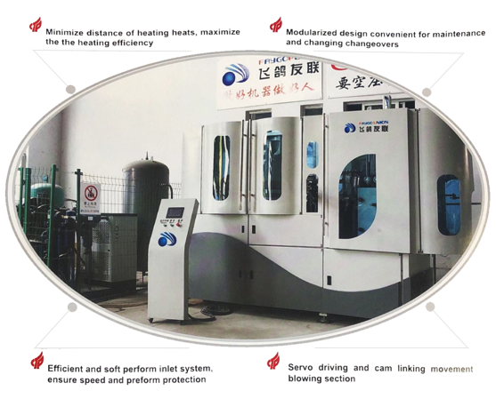 Auto 50 ml 100 ml Plastic Bottle Blowing Molding Machine Bottle Making Machine from China supplier