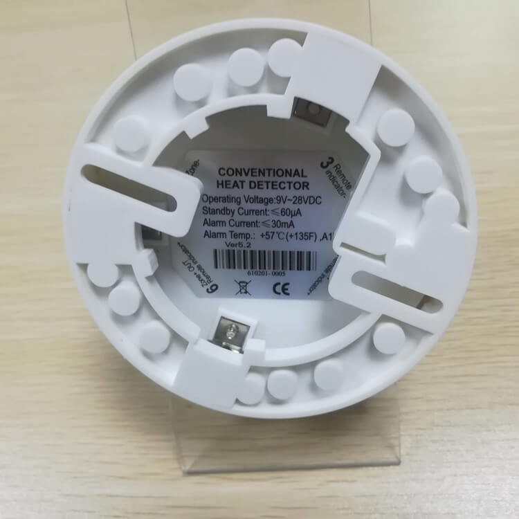 Factory Wholesale low prices fire tester alarm system 2 Wire or 4 wire network conventional heat detector from China supplier