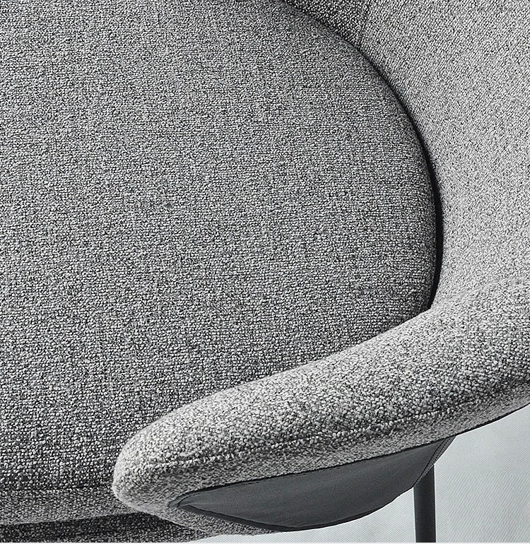 Lounge modern living room armchair stackable leisure furniture dining chair