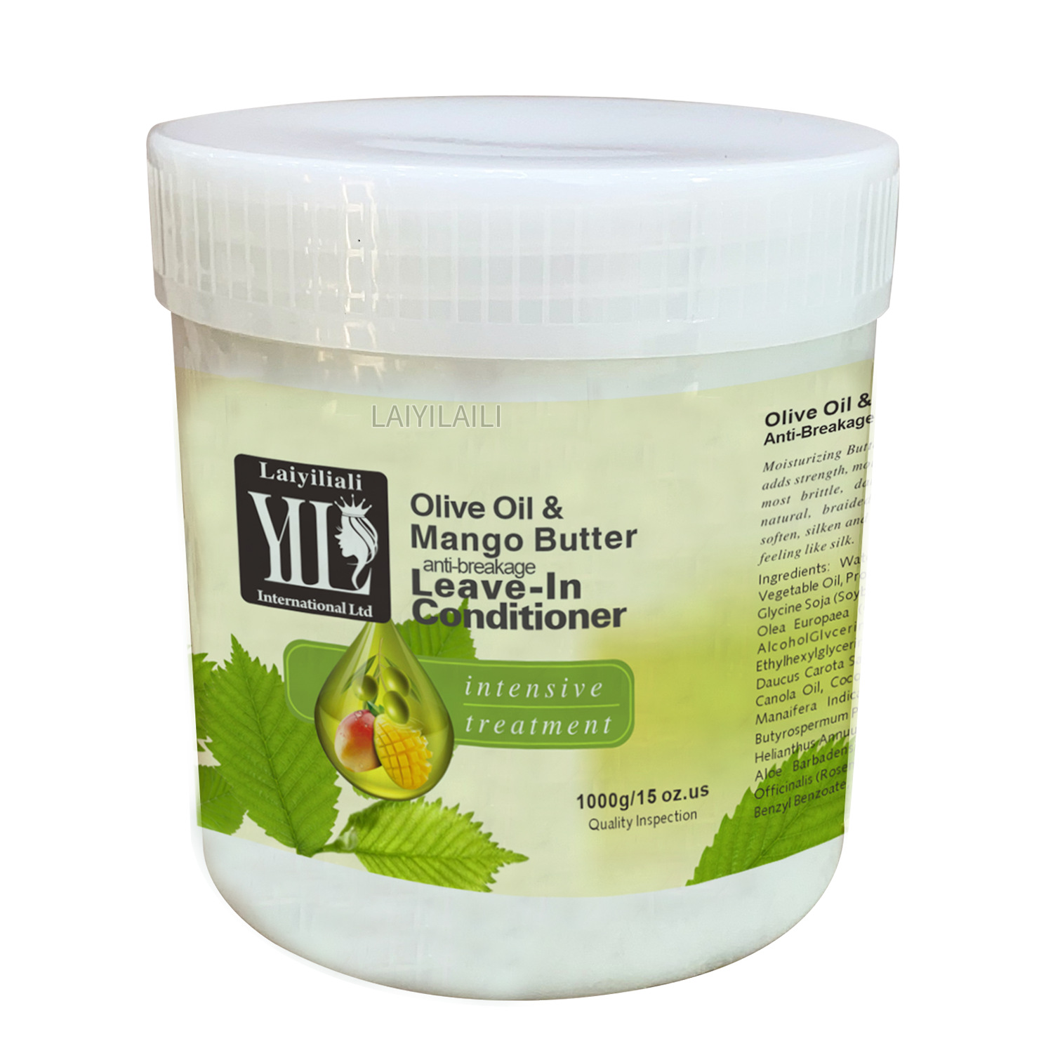 Private Label Olive Oil and Butter Smoothing Conditioner Hair Repair Nourishing Moisturizing Restoring Cream Live-in Conditioner from China supplier