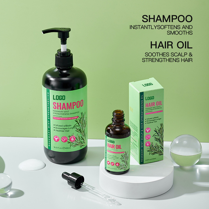 Wholesale Hair Conditioner Shampoo Set Nourishing Repair Rosemary Hair Treatment Set from China supplier