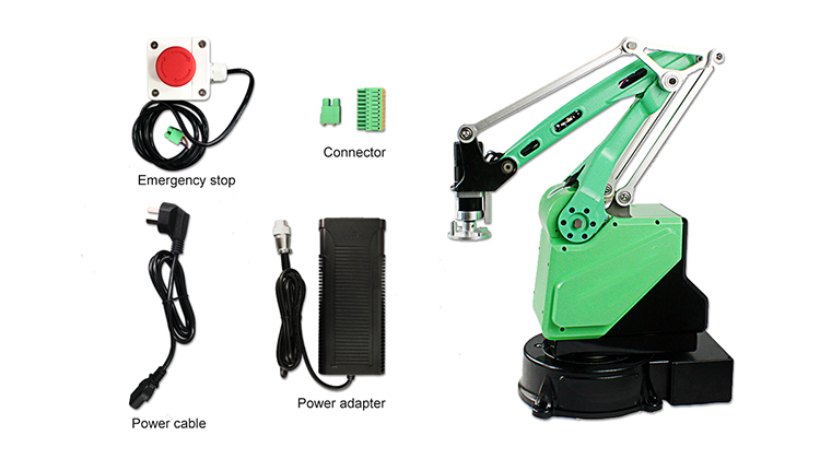 Wholesale Cheap Industrial Automatic 1kg Small Payloader Smart Desktop 4 Axis Mechanical Robot Arm from China supplier