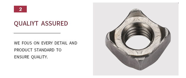 JIS B 1996 Chinese factory cheap price Square weld nut