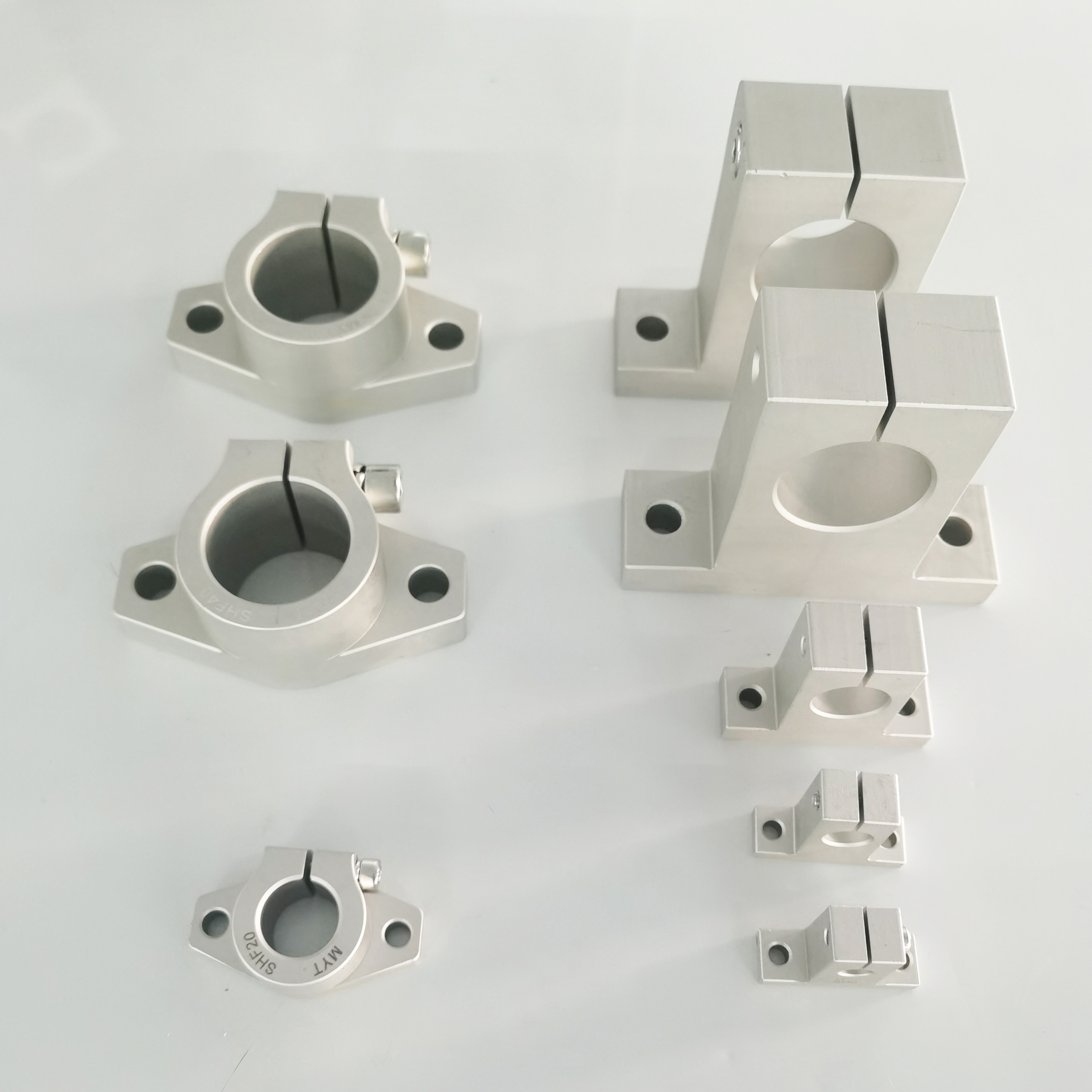 MYT High Quality SK10 Aluminum Linear Motion Rail Clamping Guide Support Bracket for 10mm Diameter Shaft from China supplier