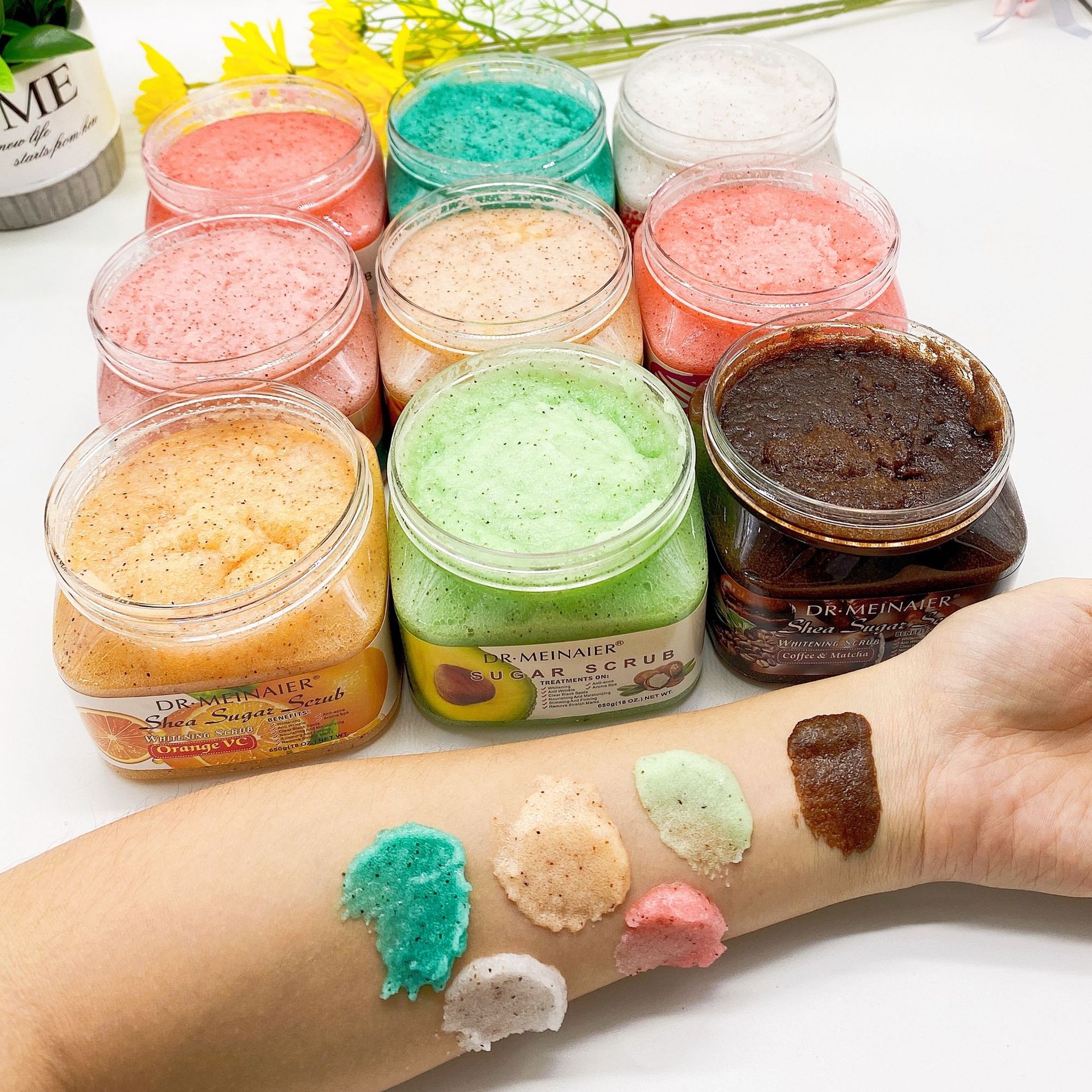 Private Label Natural Vitamin Scrub Face and Body Skin Care Bath Salt Deep Clean Hydrating Whitening Body Scrub Sea Salt from China supplier