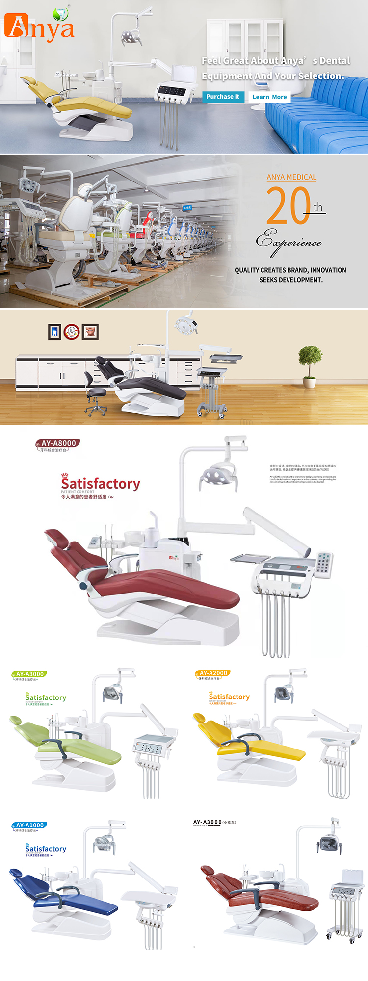Foldable Portable Complete Integral Cheap Dental Chair Dental Unit