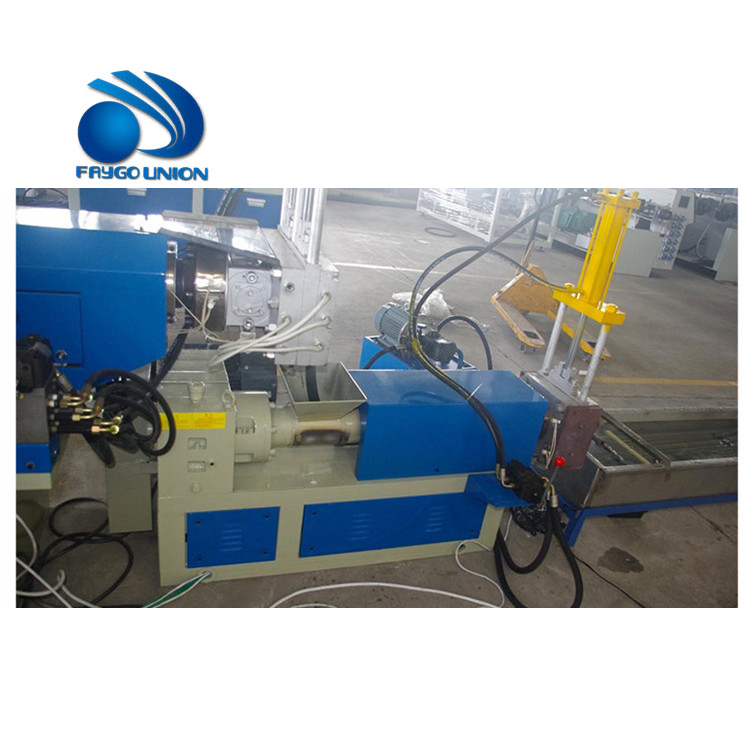 FAYGO UNION Plastic Film Single Stage Extruder Melt Pellets Granules Die Cut Machine from China supplier