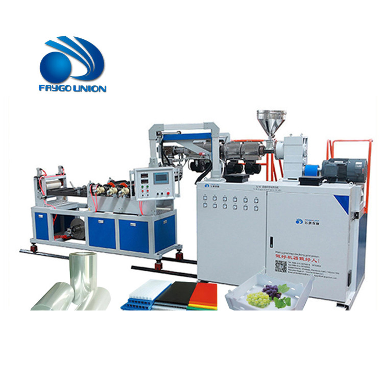 High Capacity Plastic PVC PET PP PE Sheet Extrusion Line from China supplier