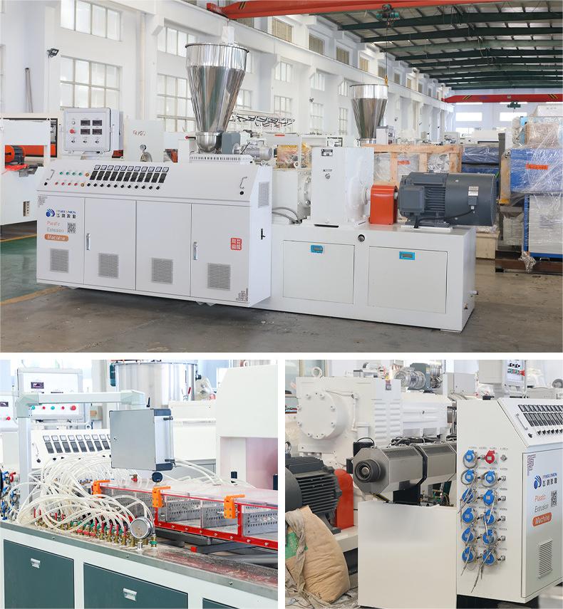 Customized Manufacturer PVC Foamex Water Pipe Making Machine Plastic Extruder from China supplier