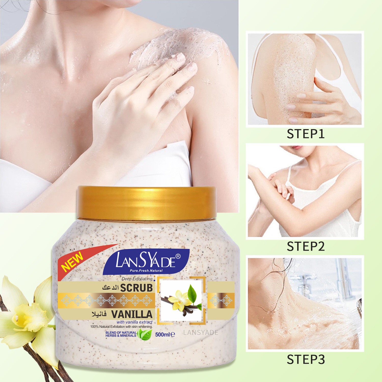 Hot Selling Super Whitening Brightening Body Scrub Anti Dark Spots Skincare Deep Exfoliating Scrub Beauty Products for Women from China supplier