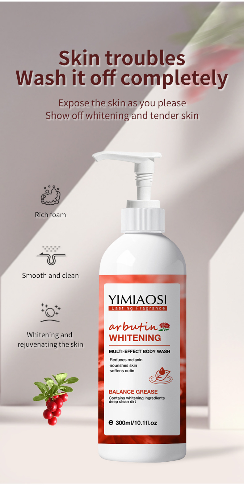 Private Label VC Whitening Body Milk Coffee Shower Gel Body Care Coconut Nourishing Hair Mask Conditioner Collagen Shower Gel from China supplier