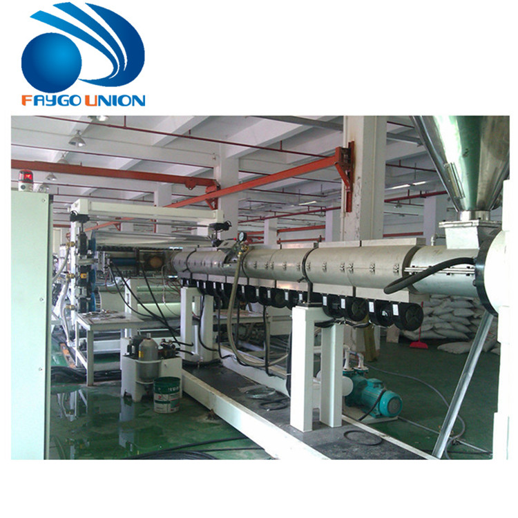 FAYGO UNION Plastic HDPE Double Wall Electrical Corrugated Sheet Extrusion Machine from China supplier